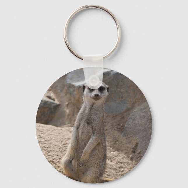 Amazing Meerkat Key Ring (Front)