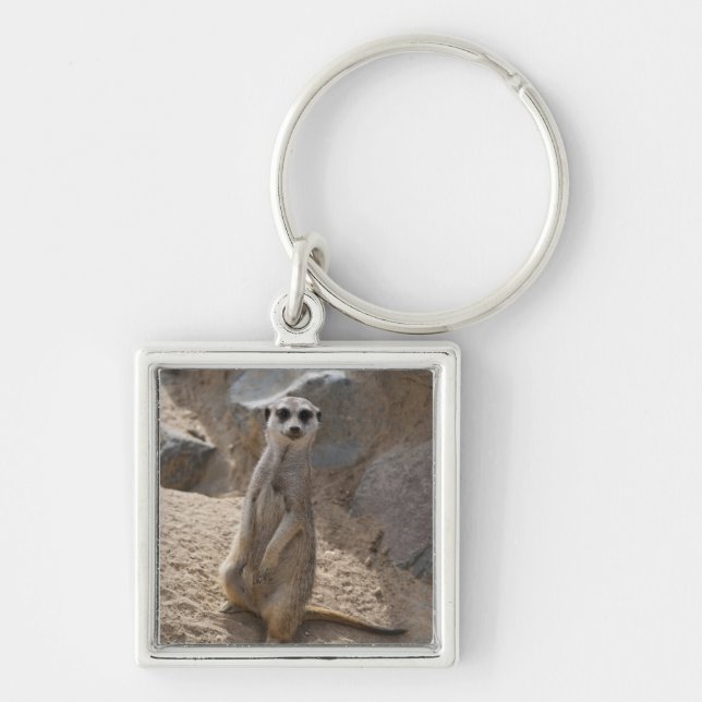 Amazing Meerkat Key Ring (Front)
