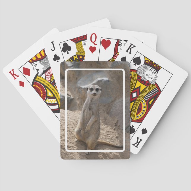 Amazing Meerkat Playing Cards (Back)