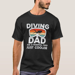 Amazing Mens Diving Dad Scuba Diver Underwater Sno T-Shirt