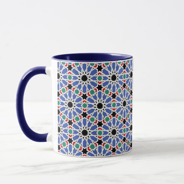Amazing Middle-Eastern Pattern زخارف هندسيه رائعه  Mug (Left)