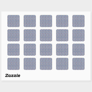 Amazing Middle-Eastern Pattern زخارف هندسيه رائعه Square Sticker