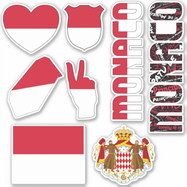 Amazing Monaco Shapes National Symbols (Front)