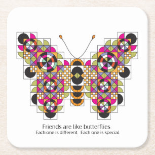 Amazing Monarch Butterfly Quilt Pattern Coasters