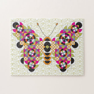 Amazing Monarch Butterfly Quilt Pattern Jigsaw Puzzle