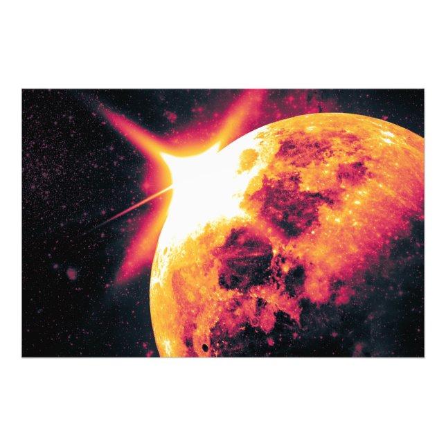 Amazing moon in a unique way Photo Print (Front)