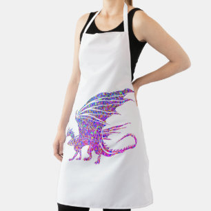 Amazing Mosaic Dragon Apron