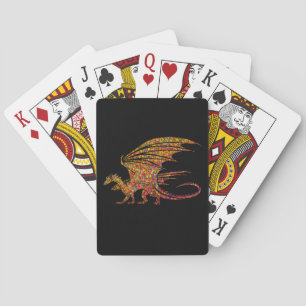 Amazing Mosaic Dragon Bicycle Playing Cards