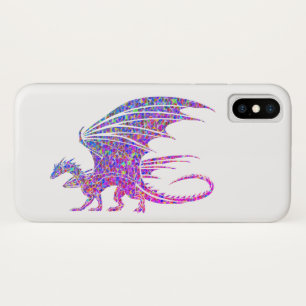 Amazing Mosaic Dragon iPhone X Case