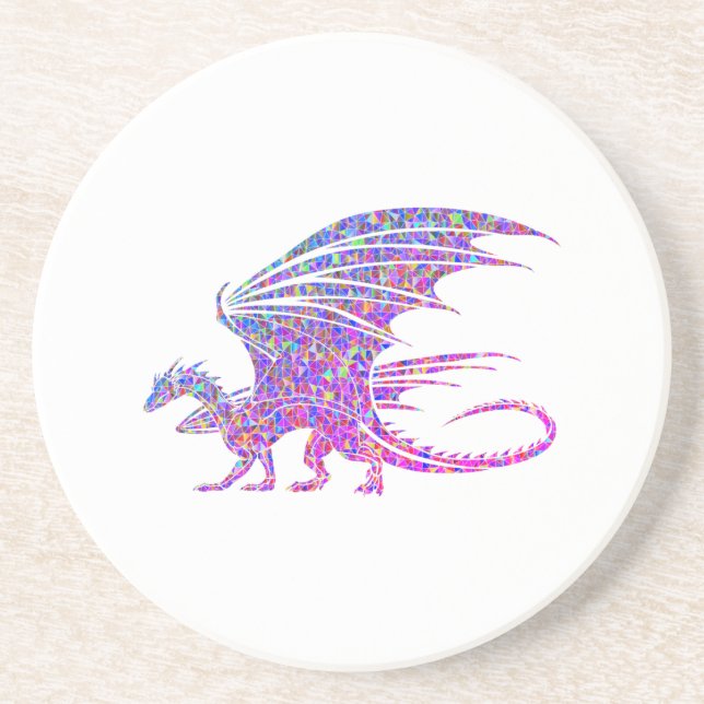 Amazing Mosaic Dragon Coaster (Front)