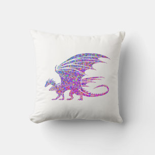 Amazing Mosaic Dragon Cushion