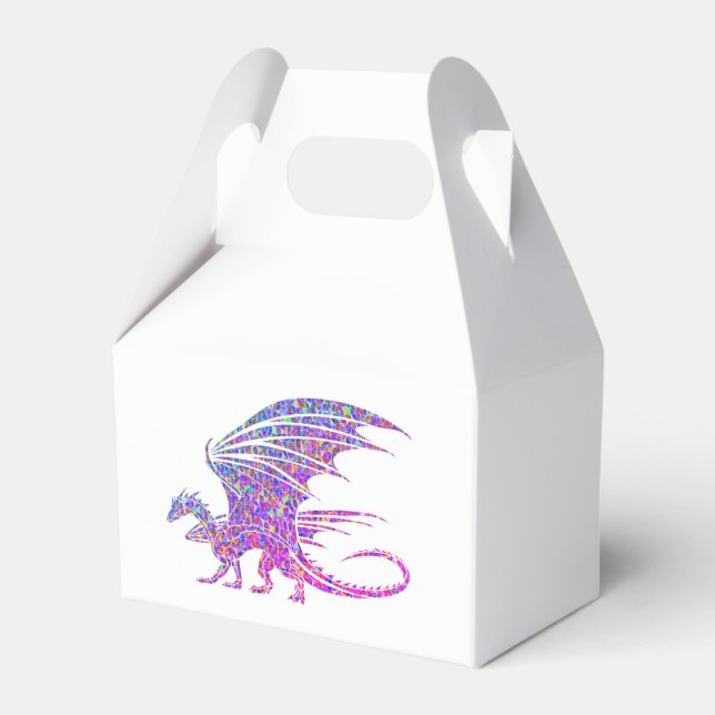 Amazing Mosaic Dragon Favour Box (Front Side)