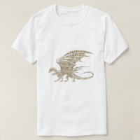 Amazing Mosaic Dragon Golden
