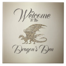 Amazing Mosaic Dragon Golden Welcome