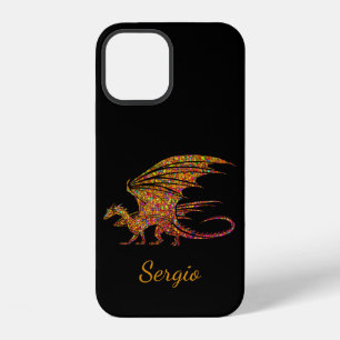 Amazing Mosaic Dragon Personal iPhone 12 Case