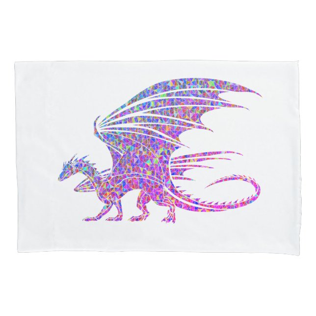 Amazing Mosaic Dragon Pillowcase (Front)