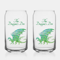 Amazing Mosaic Green Dragon Personal