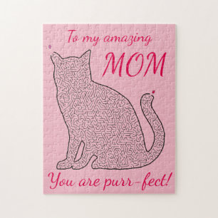 Amazing Mum Cat Maze Puzzle
