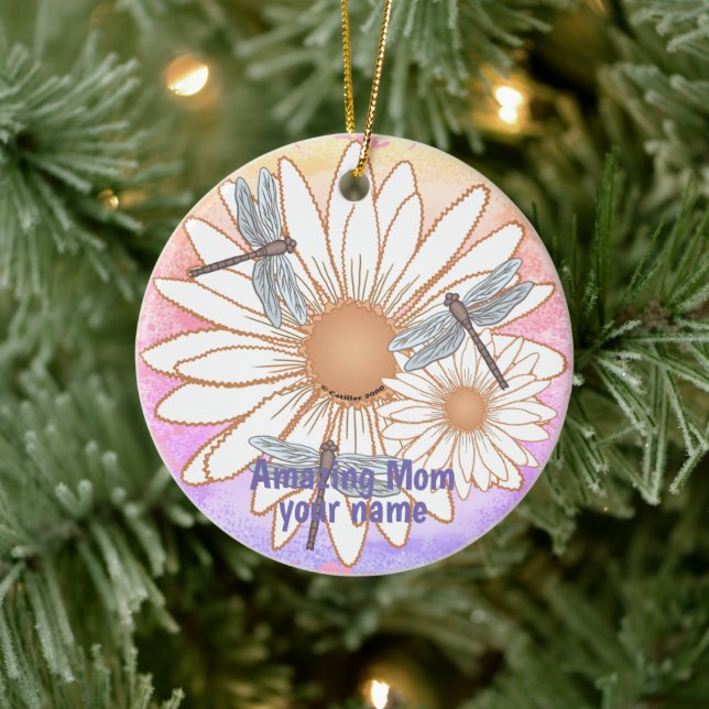 Amazing Mum  Ceramic Ornament (Tree)