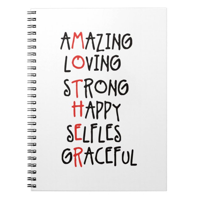 Amazing Mum Notebook (Front)