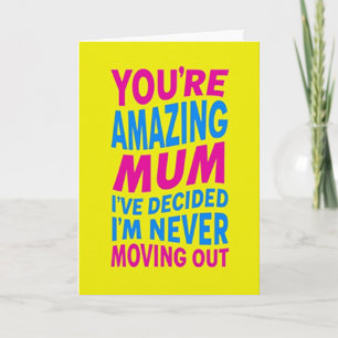 Amazing Mum Sentiment Card