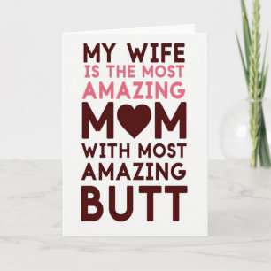 Amazing Mum Typographic Card