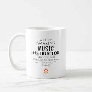Amazing Music Instructor Hard To Find Personalised Coffee Mug