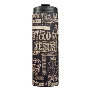 Amazing Names of Jesus Christ Thermal Tumbler