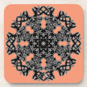 Amazing Octa Glyph Dusk Coaster