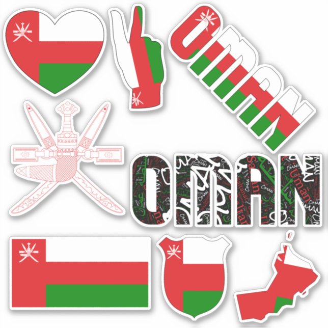 Amazing Oman Shapes National Symbols (Front)