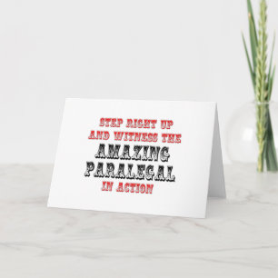 Amazing Paralegal In Action Card