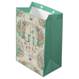 Amazing Peacock  Large Gift Bag