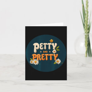 Amazing Petty and Pretty Stamp for a Funny Look Card