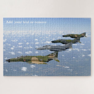 Amazing photo Phantom fighter jets in formation, Jigsaw Puzzle