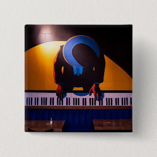 Amazing Piano 15 Cm Square Badge