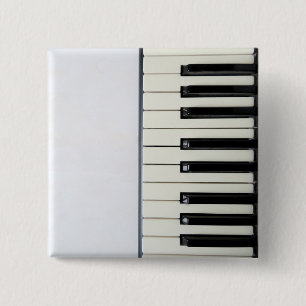Amazing Piano Artwork 15 Cm Square Badge