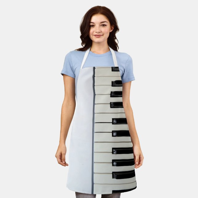 Amazing Piano Artwork Apron (Worn)