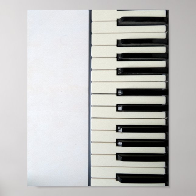 Amazing Piano Artwork Poster (Front)