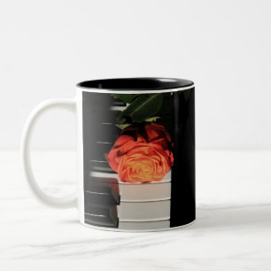 Amazing Piano Artwork Two-Tone Coffee Mug