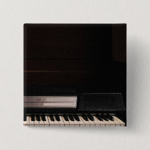 Amazing Piano Design 15 Cm Square Badge