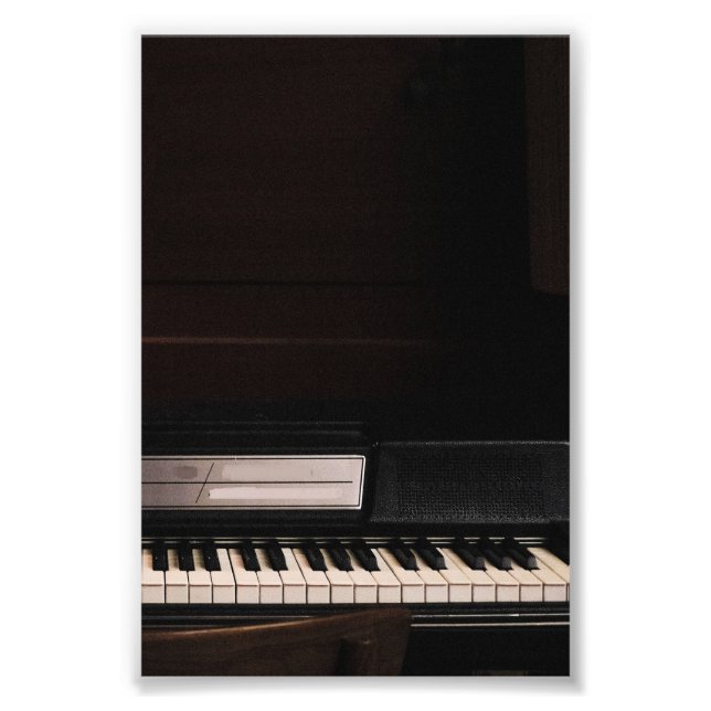 Amazing Piano Design Photo Print (Front)