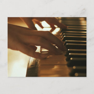 Amazing Piano Design Postcard