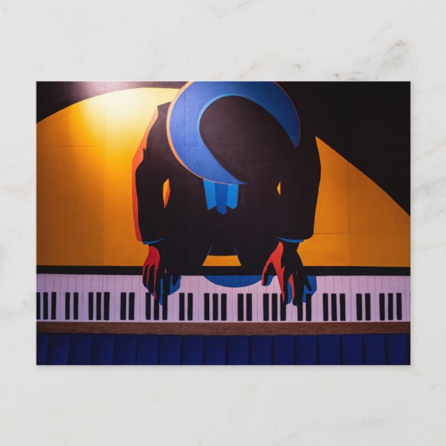 Amazing Piano Postcard (Front)