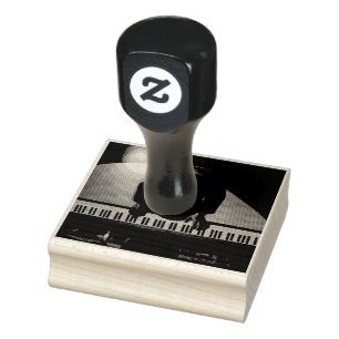 Amazing Piano Rubber Stamp