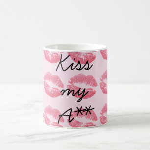 Amazing Pink Kisses Coffee Mug