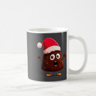 Amazing Pudding Look With Christmas Hat Coffee Mug