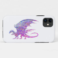 Amazing Purple Mosaic Dragon