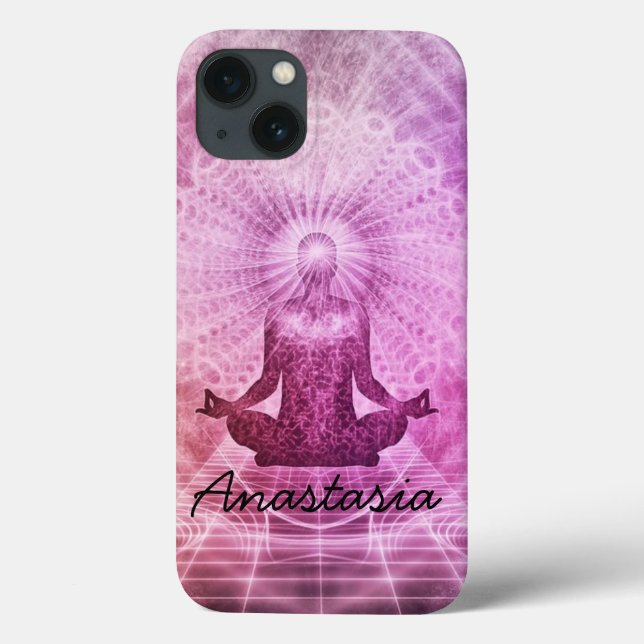 Amazing Purple Yoga Case-Mate iPhone Case (Back)