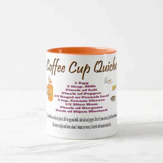  Amazing Quiche Fab Funny Recipe Mug  (Center)