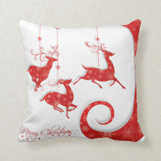 Amazing Red Christmas Design Cushion
